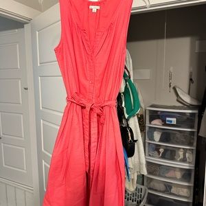 Lot Size 2 Pink A-Line Summer dress Tie Waist